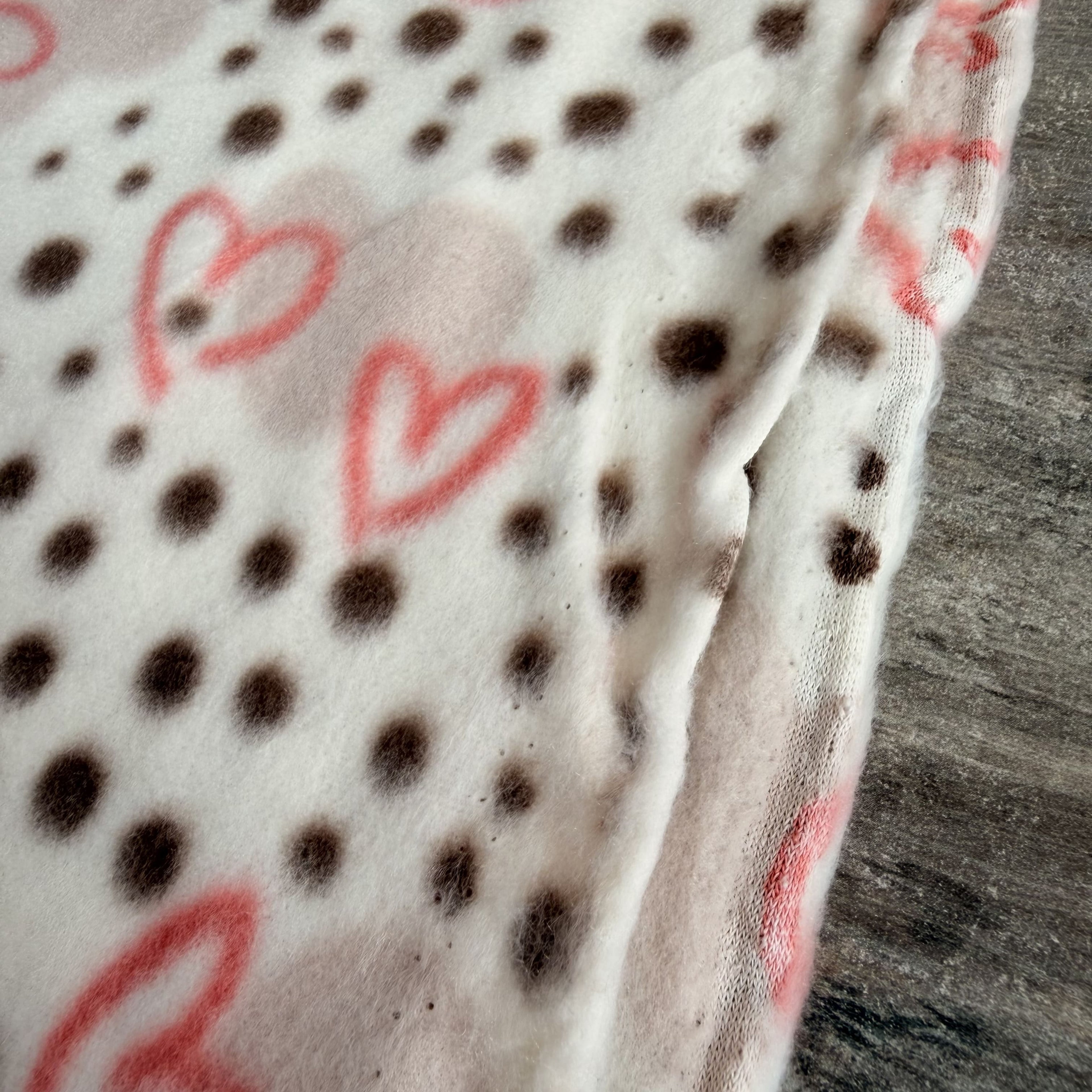 Soft estampado coração bolinha