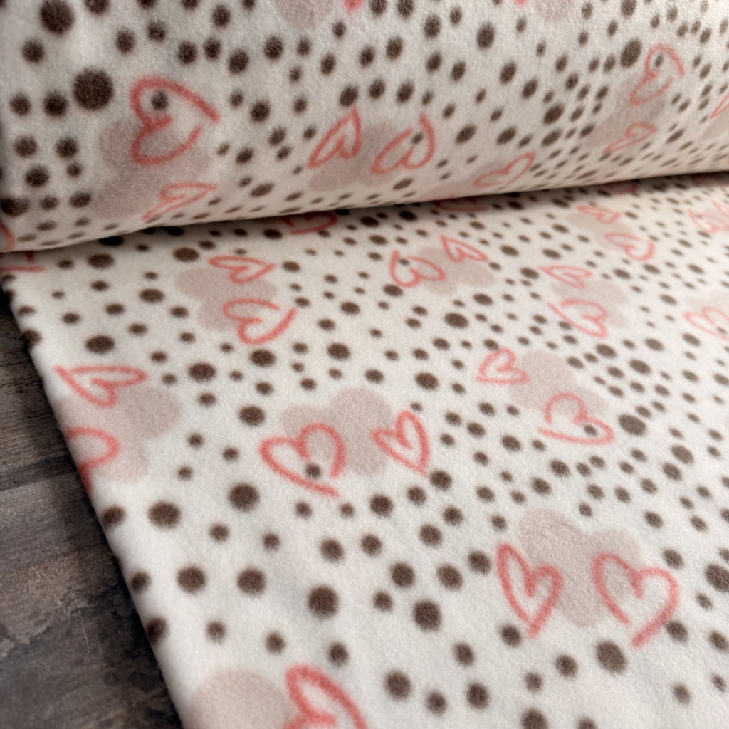 Soft estampado coração bolinha
