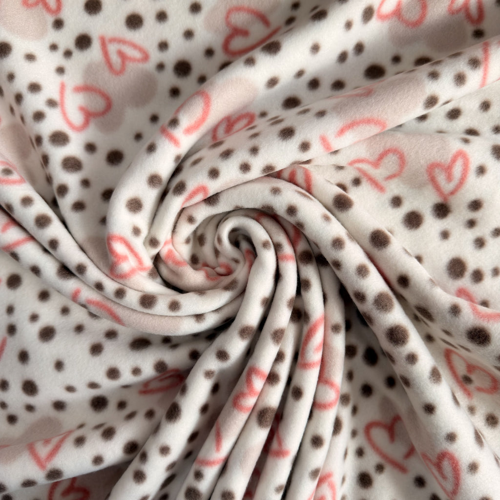 Soft estampado coração bolinha