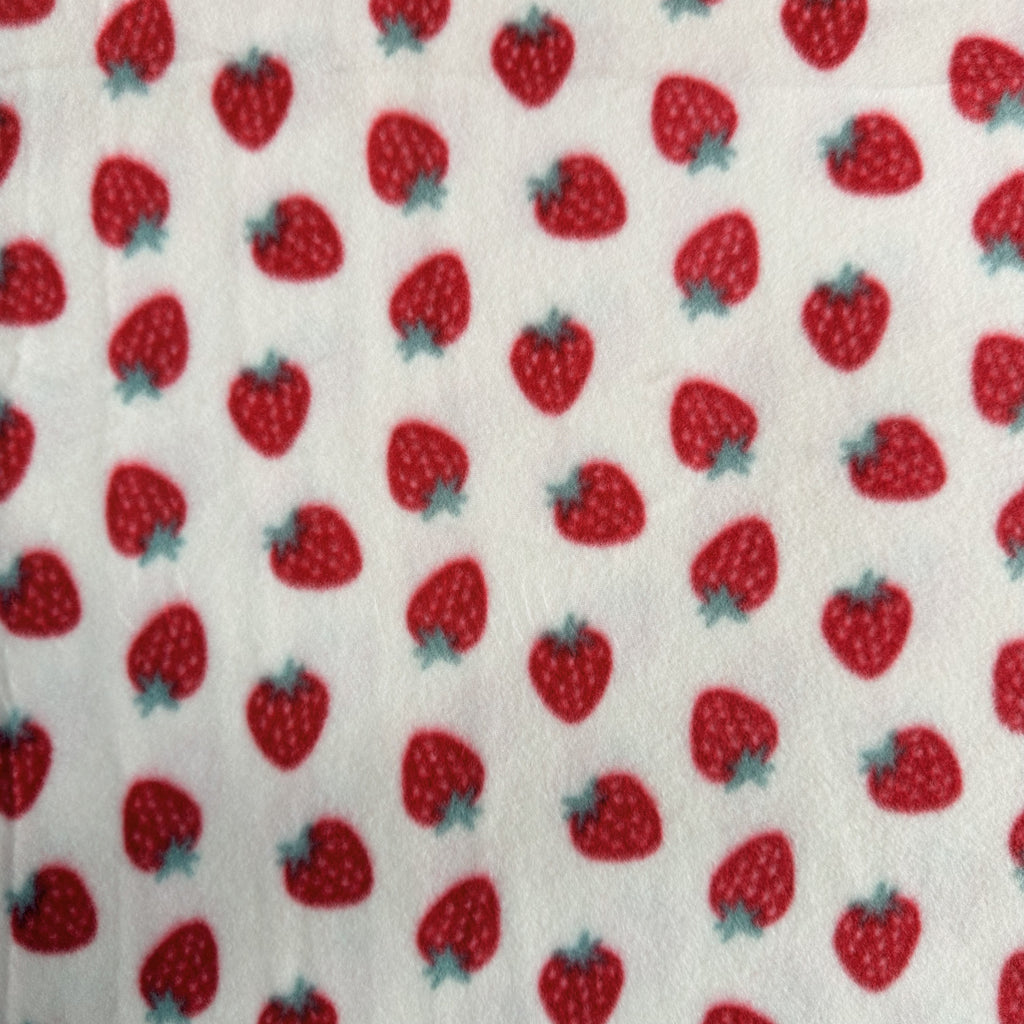 Soft estampado morango fundo branco