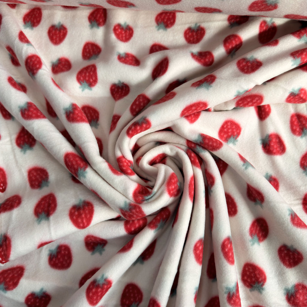 Soft estampado morango fundo branco