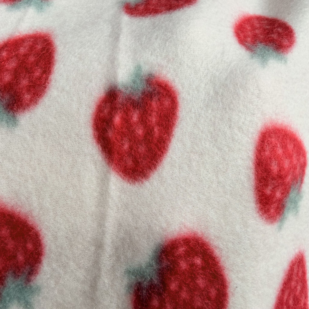 Soft estampado morango fundo branco