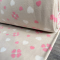 Soft estampado coração flor