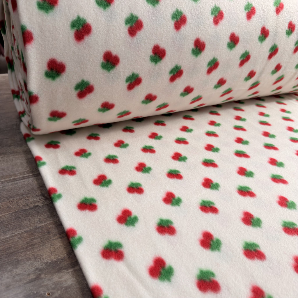 Soft estampado cereja fundo branco