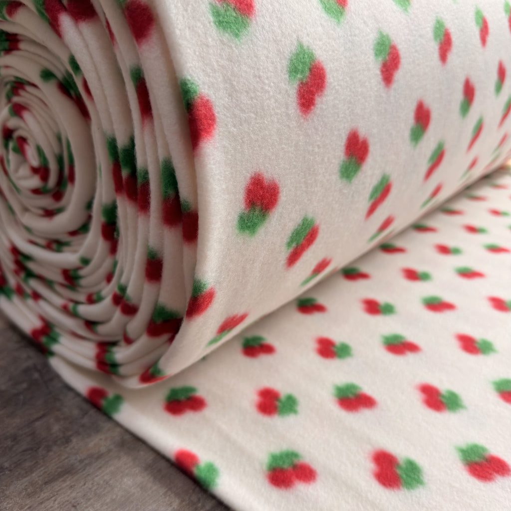 Soft estampado cereja fundo branco