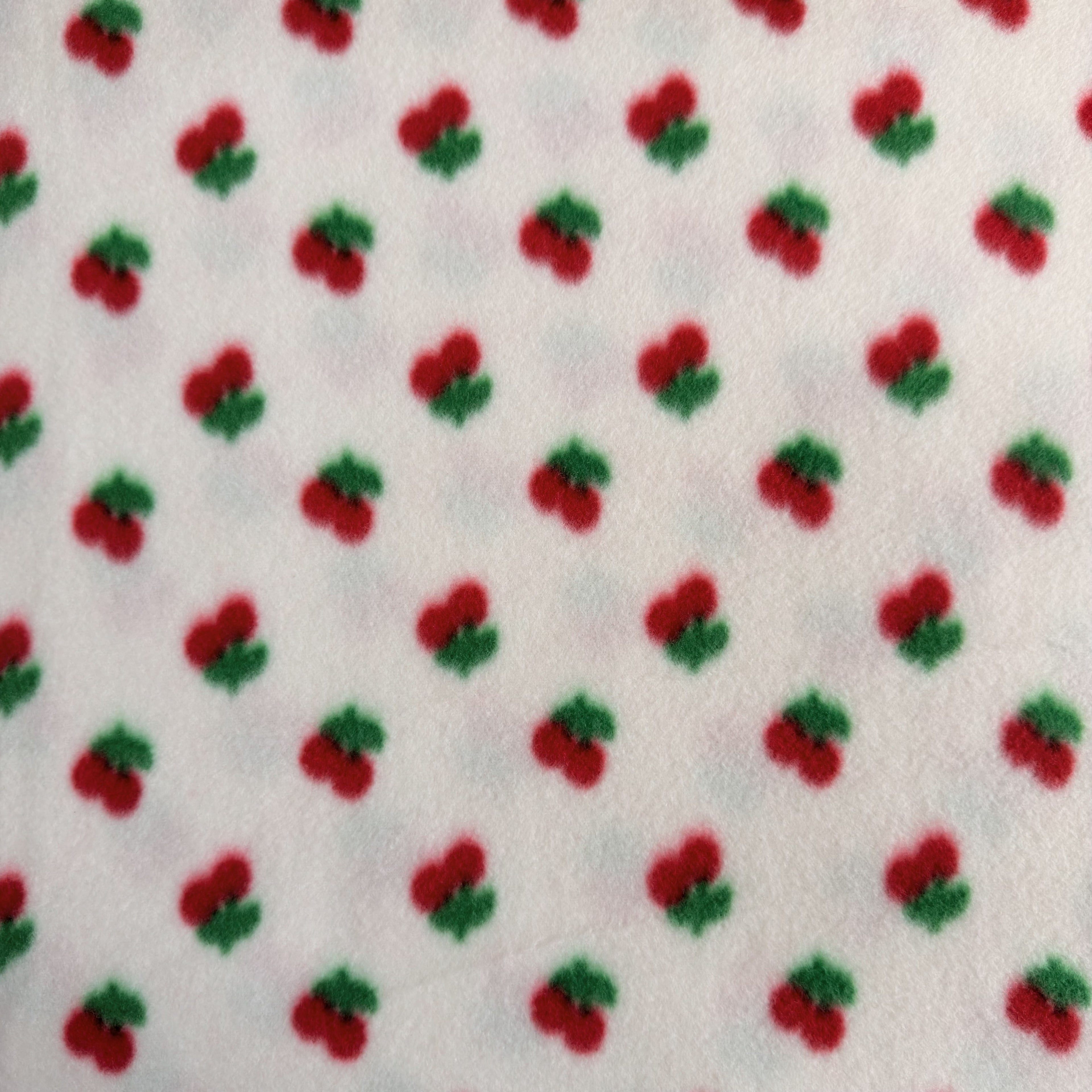 Soft estampado cereja fundo branco