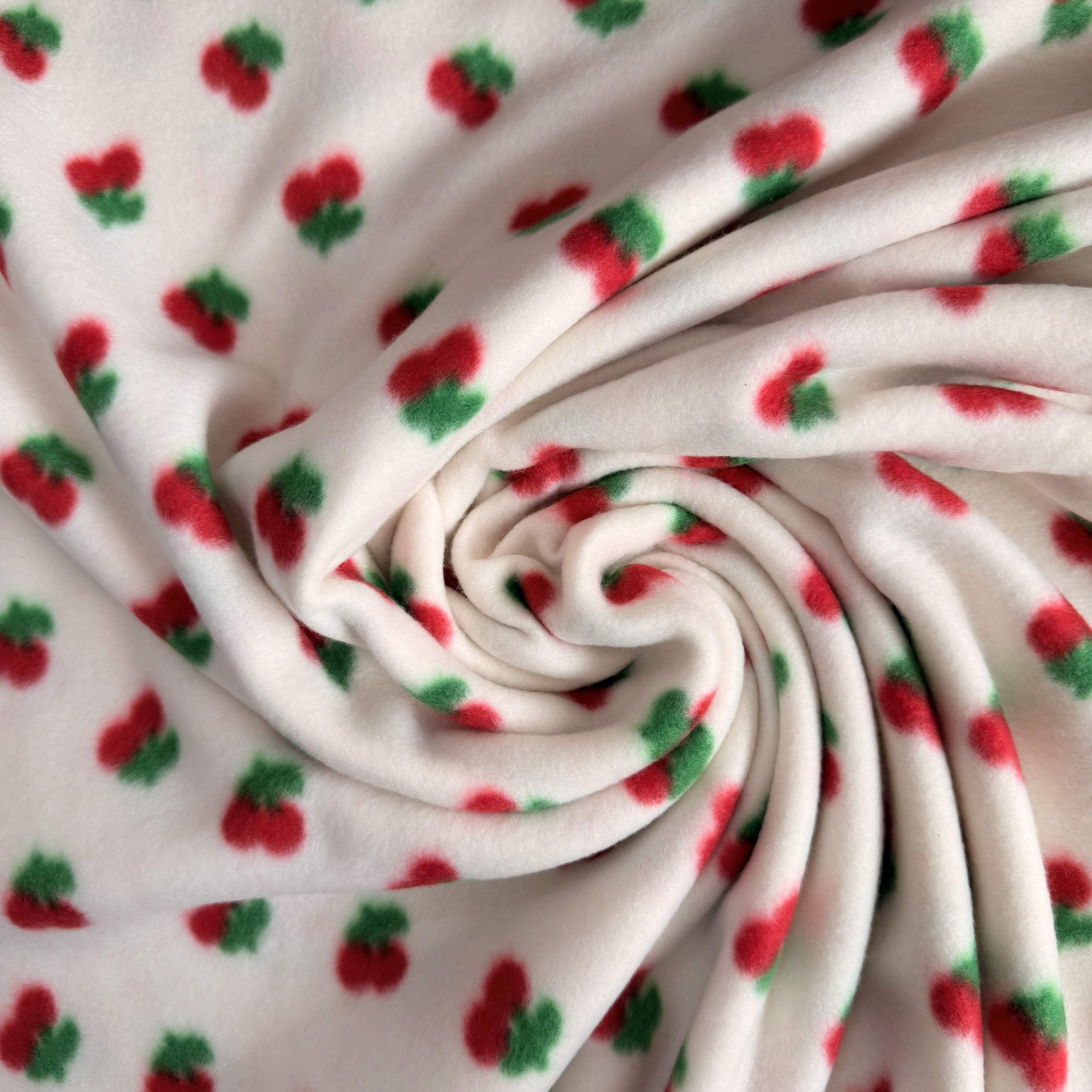 Soft estampado cereja fundo branco