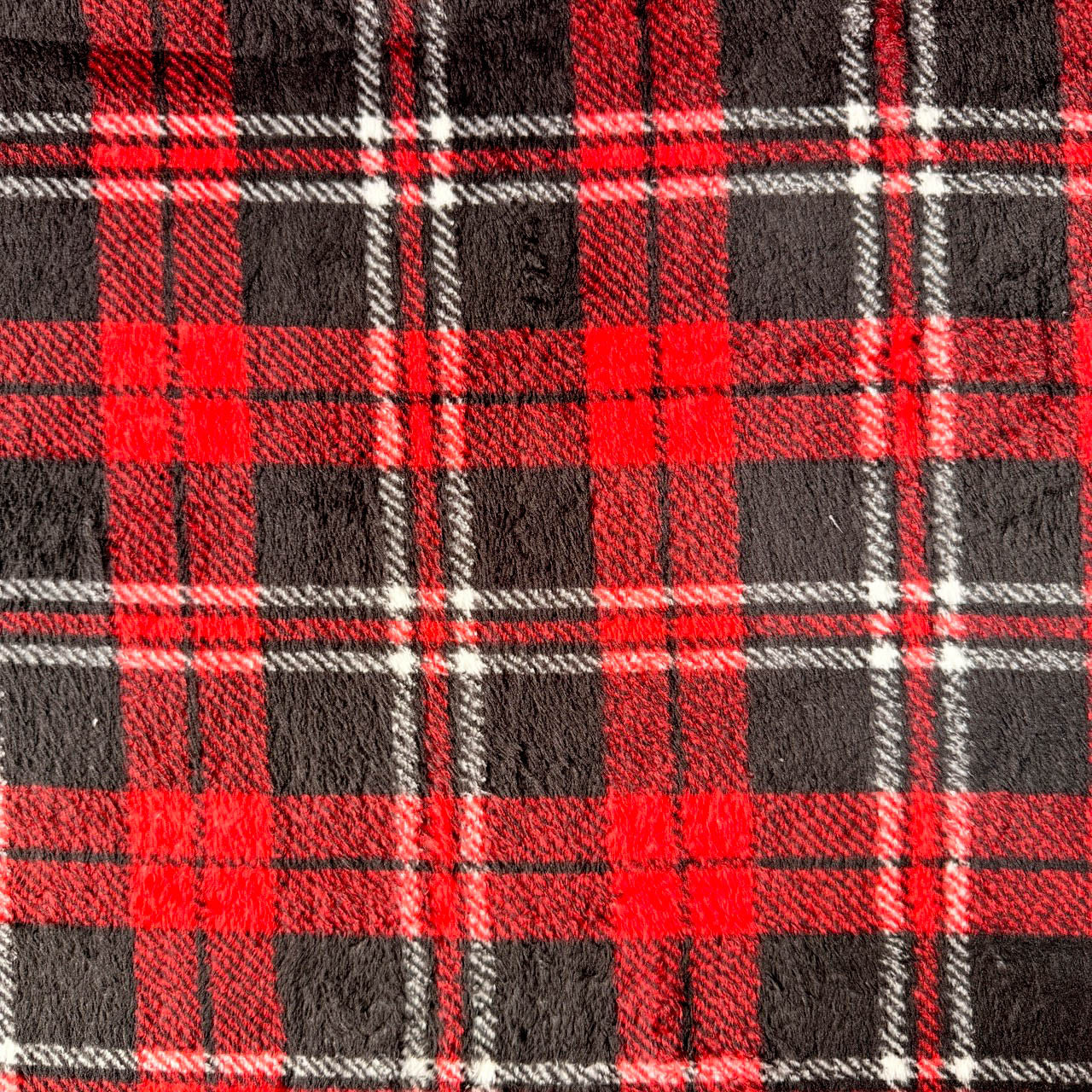 Fleece Ultra Xadrez Vermelho