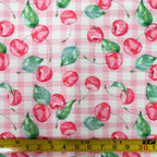 Microtel Estampado Digital Cerejas