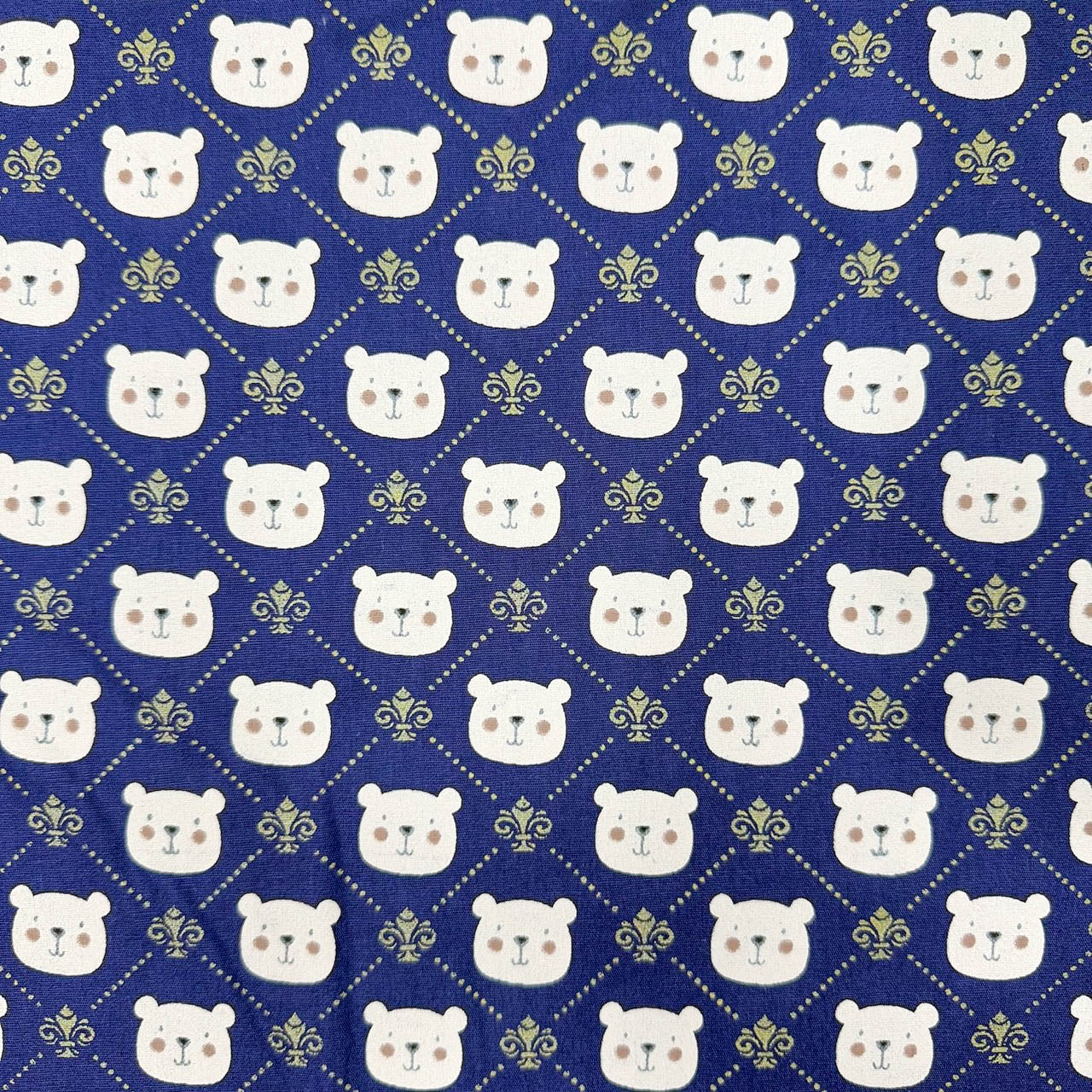 Tricoline Urso Real Fundo Marinho