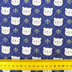 Tricoline Urso Real Fundo Marinho