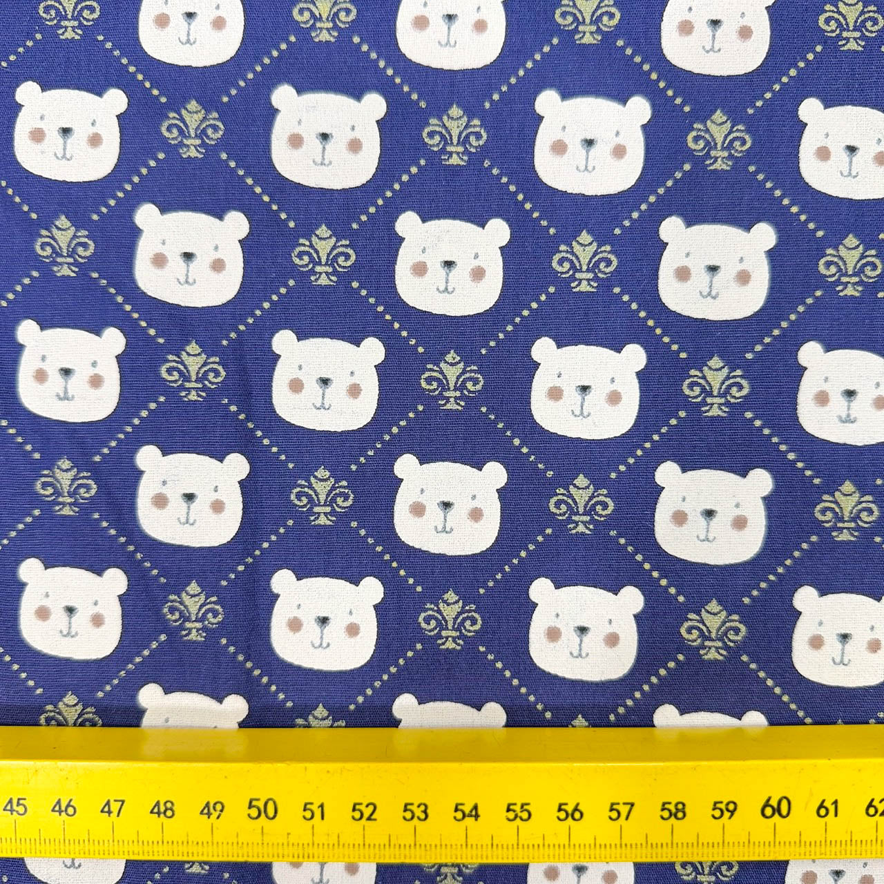 Tricoline Urso Real Fundo Marinho