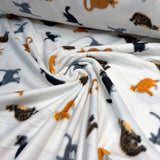 Soft Estampado Gatos Fundo Branco