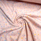 Soft Estampado Fundo Rosinha Bolinhas Coloridas