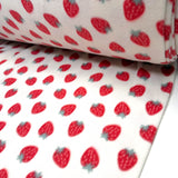 Soft Estampado Morango Fundo Branco