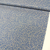 Tricoline Estampado Floral Ramos Raminho Galhos Galhinho Azul Antigo