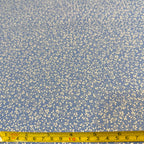 Tricoline Estampado Floral Ramos Raminho Galhos Galhinho Azul Antigo
