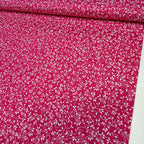 Tricoline Estampado Floral Ramos Raminho Galhos Galhinho Rosa Pink