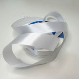 Fita Cetim N5 22mm Branco - Rolo com 50m