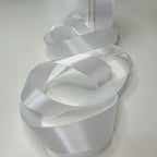 Fita Cetim N5 22mm Branco - Rolo com 50m