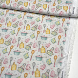 Tricoline Estampado Cozinheira Feliz