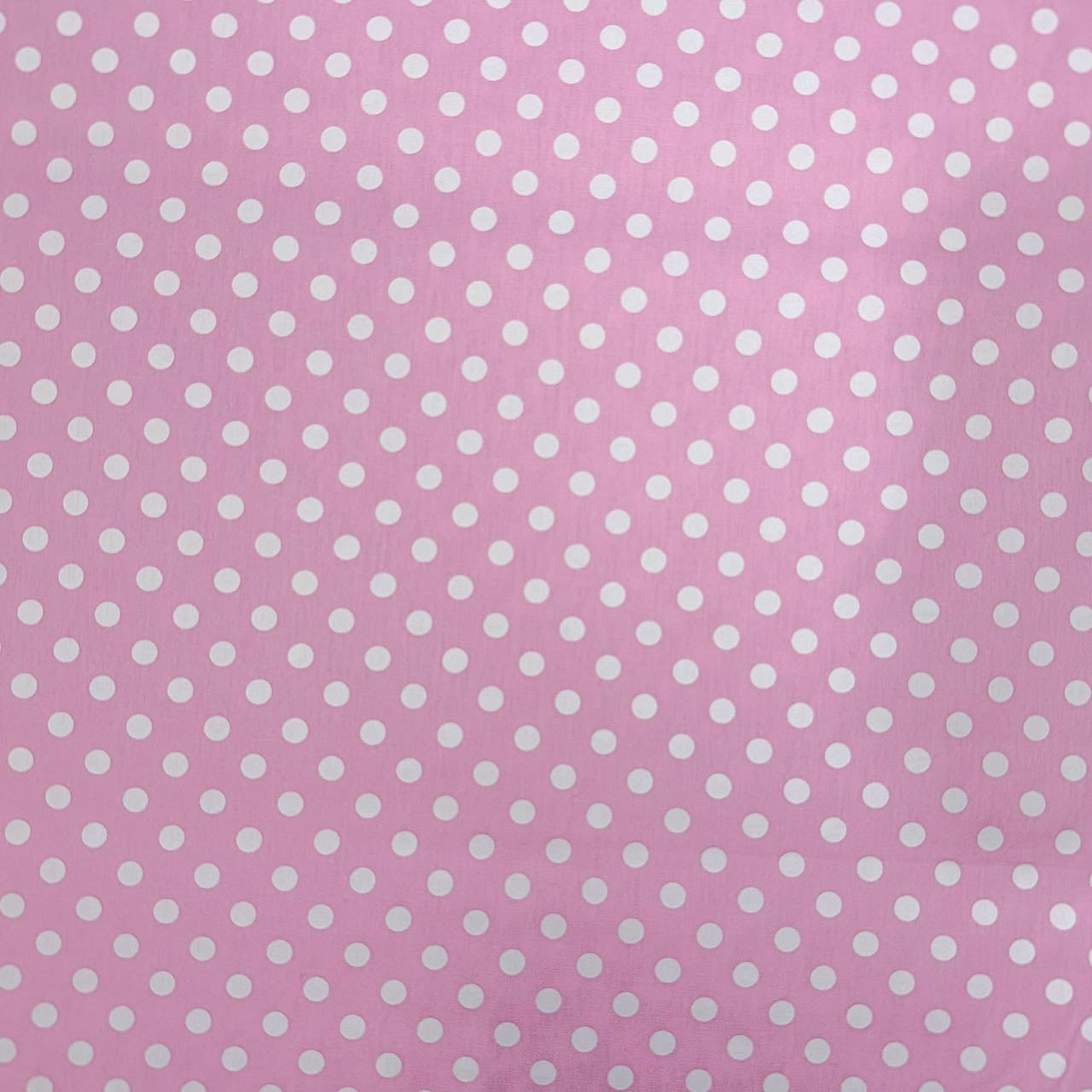 Tricoline Estampado POÁ Tamanho G Rosa Bebê