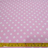Tricoline Estampado POÁ Tamanho G Rosa Bebê
