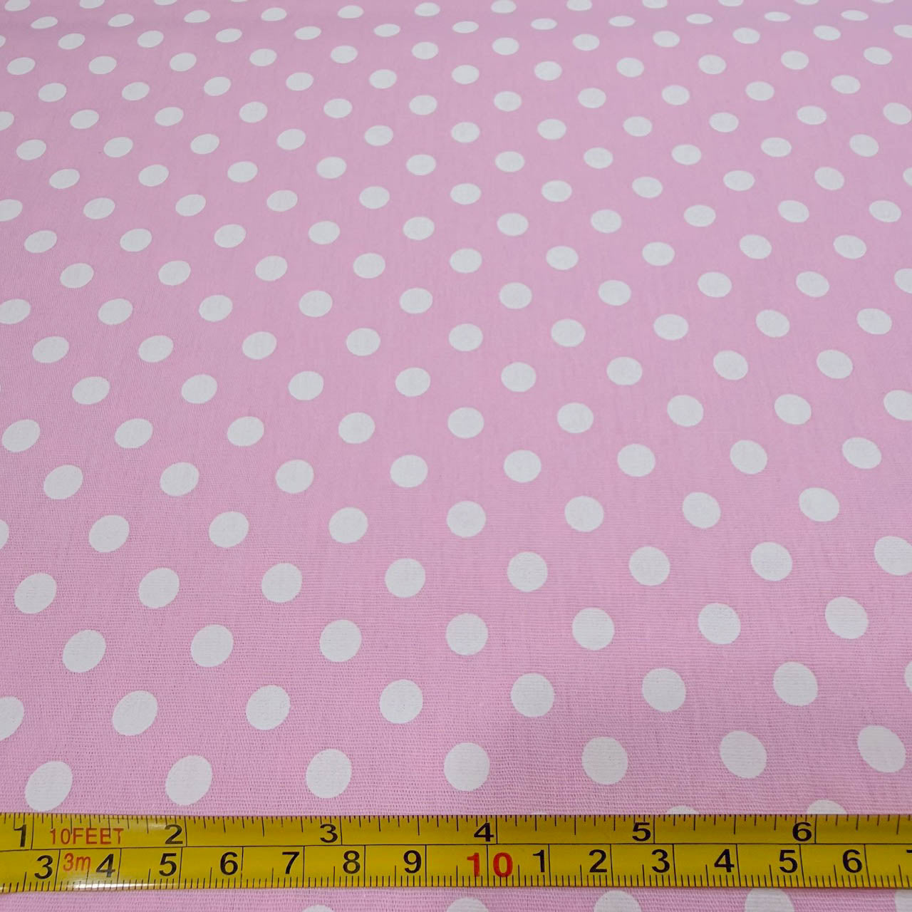 Tricoline Estampado POÁ Tamanho G Rosa Bebê
