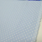 Tricoline Estampado POÁ Tamanho P Azul Bebê