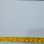 Tricoline Estampado POÁ Tamanho P Azul Bebê