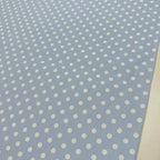 Tricoline Estampado POÁ Tamanho M Azul Bebê