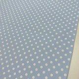 Tricoline Estampado POÁ Tamanho M Azul Bebê