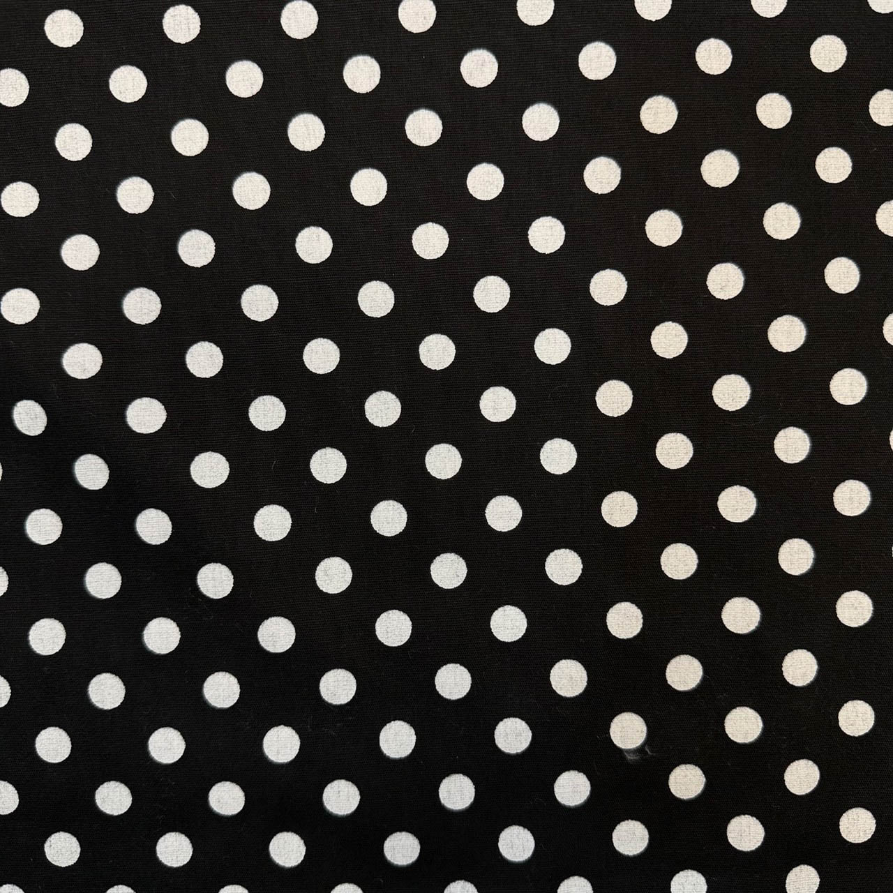 Tricoline Estampado POÁ Tamanho G Preto
