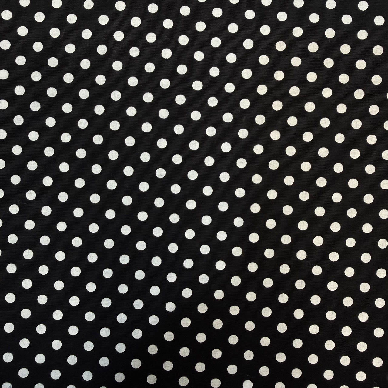 Tricoline Estampado POÁ Tamanho M Preto