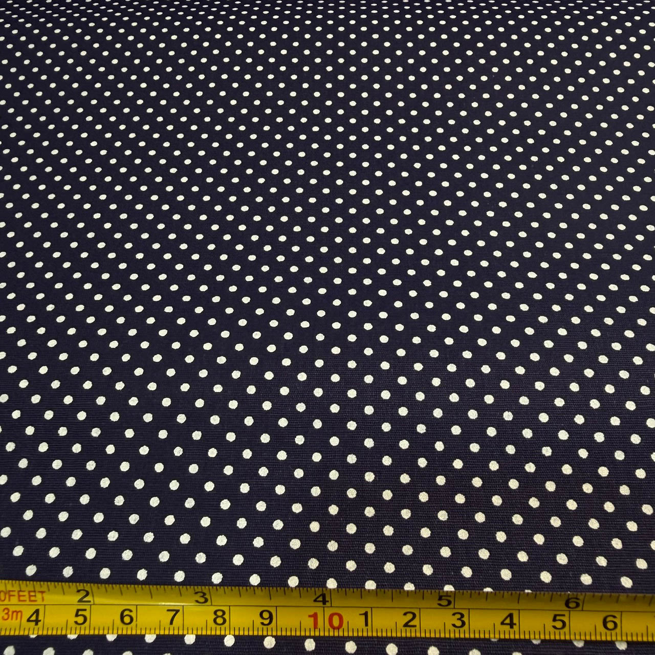 Tricoline Estampado POÁ Tamanho PP Azul Marinho