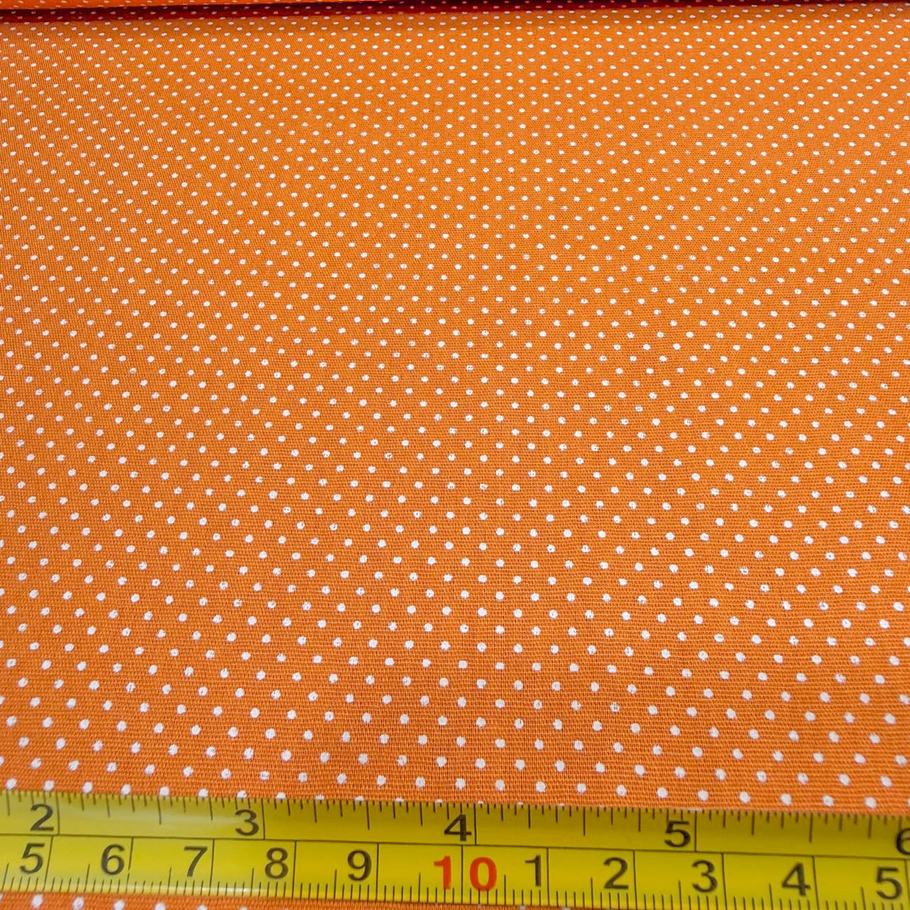 Tricoline Estampado POÁ Tamanho PP Laranja