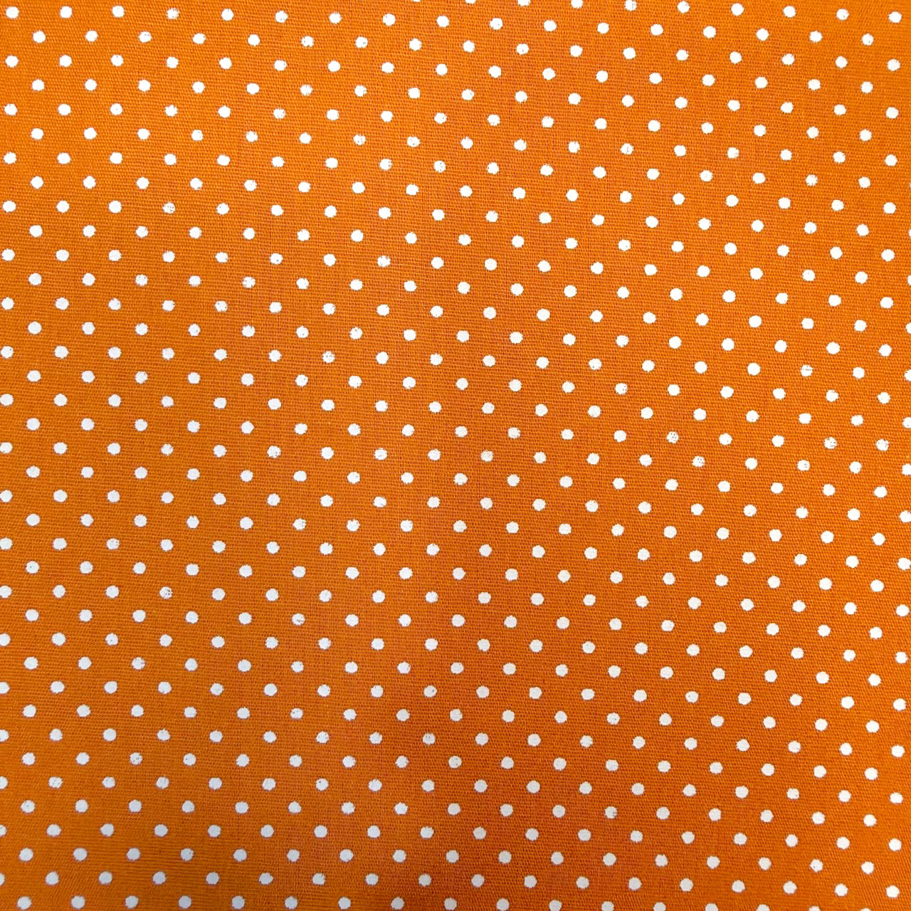 Tricoline Estampado POÁ Tamanho P Laranja