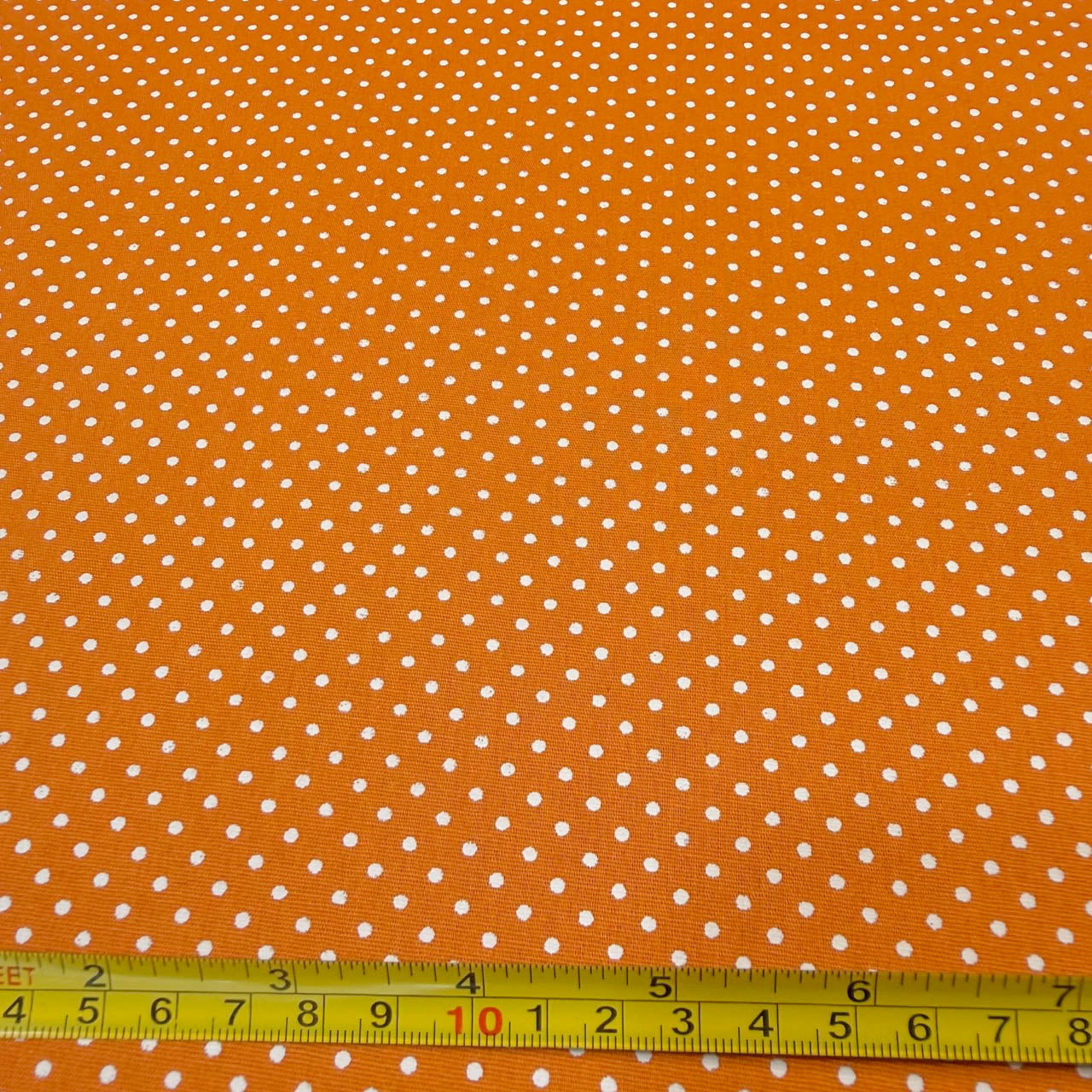 Tricoline Estampado POÁ Tamanho P Laranja