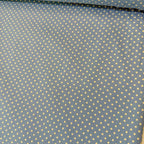 Tricoline Estampado POÁ Tamanho P Azul Antigo