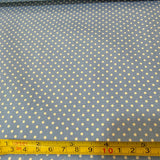 Tricoline Estampado POÁ Tamanho P Azul Antigo