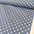 Tricoline Estampado POÁ Tamanho G Azul Envelhecido