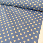 Tricoline Estampado POÁ Tamanho G Azul Envelhecido