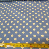 Tricoline Estampado POÁ Tamanho G Azul Envelhecido