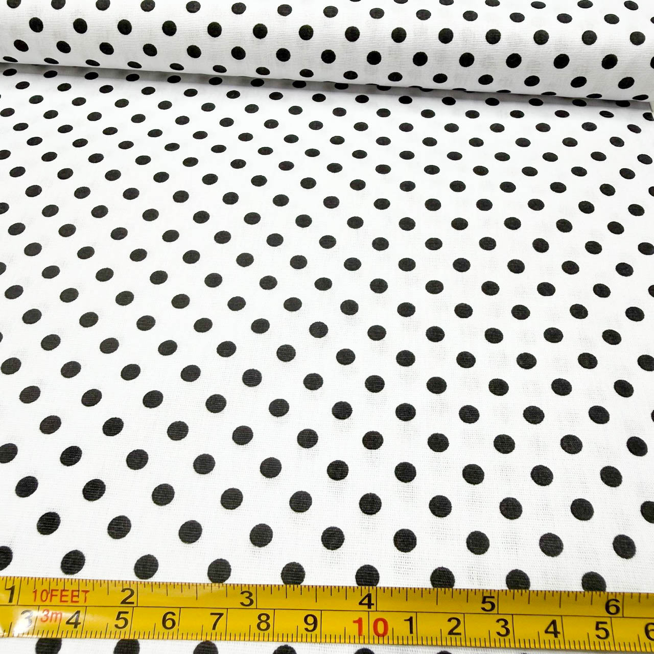 Tricoline Estampado POÁ Tamanho P Branco