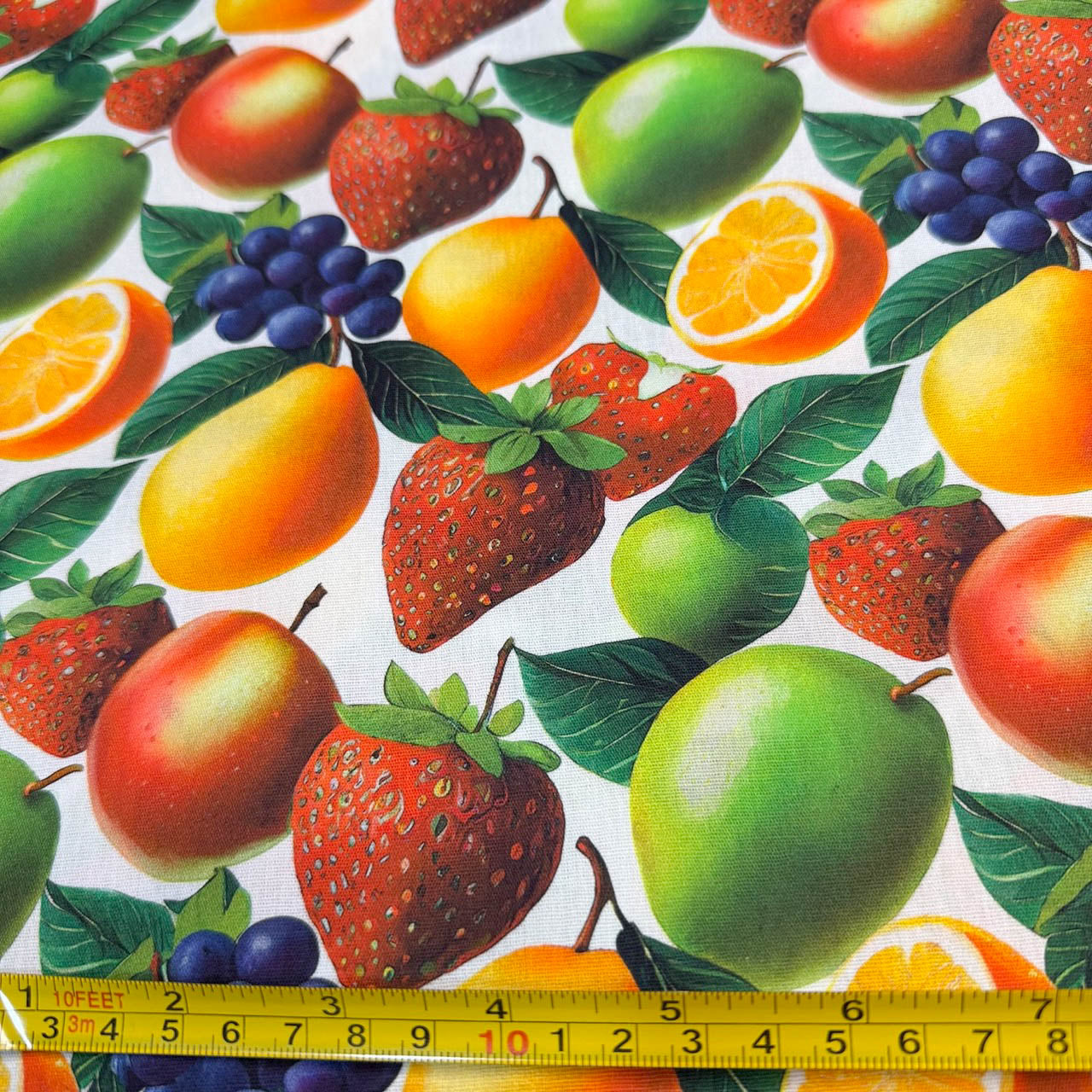 Tricoline Digital Estampado Fruits