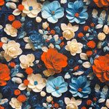 Tricoline Digital Estampado Floral Silvestre