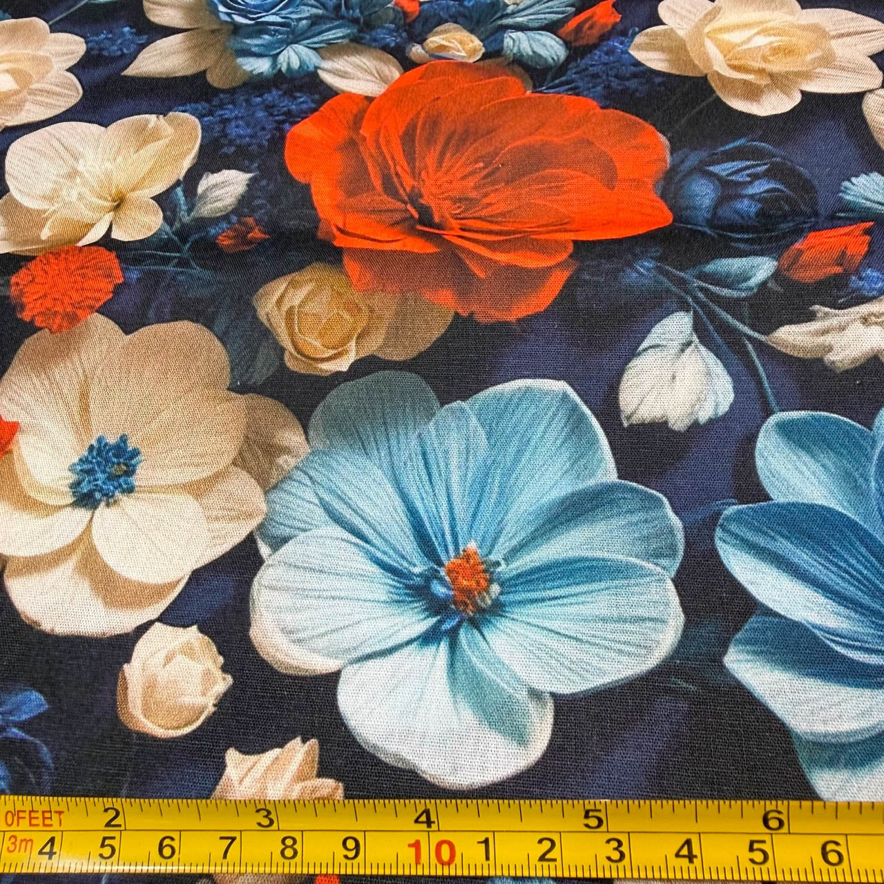 Tricoline Digital Estampado Floral Silvestre