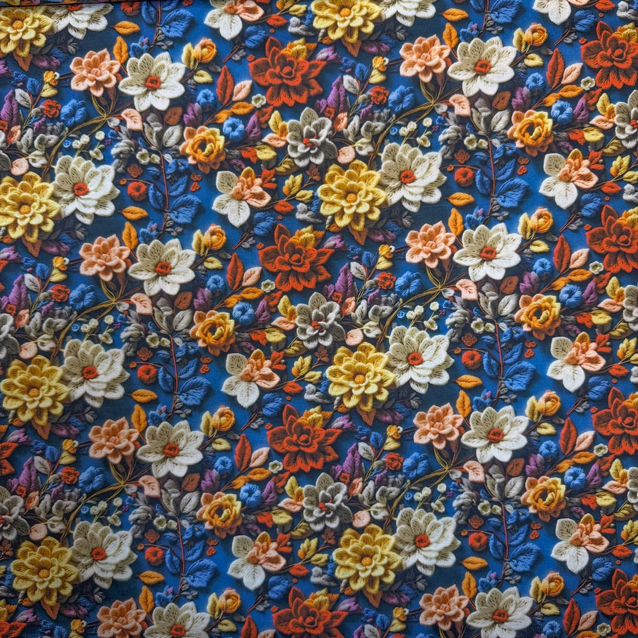 Tricoline Digital Estampado Floral Color