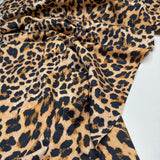 Tricoline Digital Estampado Animal Print Onça Natural