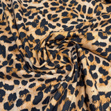 Tricoline Digital Estampado Animal Print Onça Natural